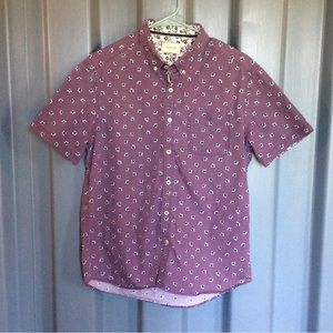 7 DIAMONDS BUTTON DOWN MENS SHIRT